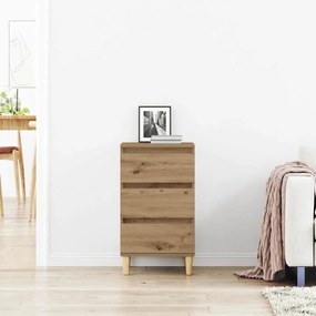 vidaXL Κομοδίνο artisan δρυς 40 x 35 x 70 εκ. Επεξεργασμένο ξύλο