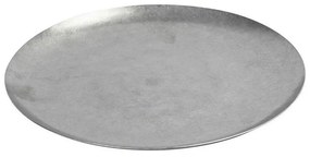 Πιάτο Ρηχό Στρογγυλό FEV115 Snow Grey SS 18/10 30x30x1,5cm Espiel Stainless Steel