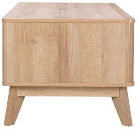 Τραπέζι σαλονιού Hamea pakoworld mdf σε φυσική απόχρωση 110x55,2x45εκ