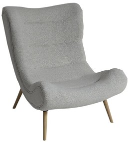 Artekko Cloud Μπεζ Υφασμάτινη Μπουκλέ Πολυθρόνα (97x80x100)cm Artekko 735-2202-W