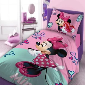 Πάπλωμα Παιδικό Minnie 751 Disney Digital Print Multi DimCol Single 100% Βαμβάκι