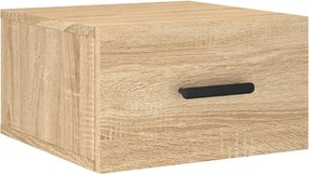 vidaXL Κομοδίνα Επιτοίχια 2 τεμ. Sonoma Δρυς 35 x 35 x 20 εκ.