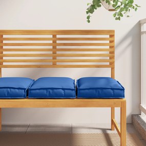 vidaXL Μαξιλάρια Παλετών 2 τεμ Μπλε Βασιλικό 40x40x8 cm Πολυεστέρα