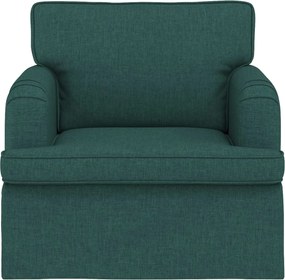 vidaXL Καναπές Σκούρο Πράσινο