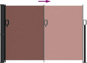 vidaXL Σκίαστρο Πλαϊνό Συρόμενο Καφέ 140 x 300 εκ.
