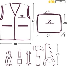 Σύνολο Eργαλείων Colorbaby My Tools 4 Μονάδες