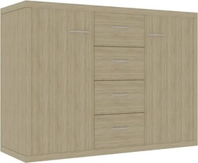 vidaXL Μπουφές Sonoma Δρυς 88 x 30 x 65 εκ. από Επεξ. Ξύλο