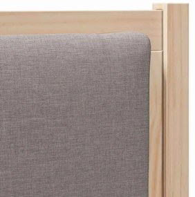 vidaXL Κεφαλάρι Άλλο Καφέ 80 cm Μασίφ ξύλο πεύκου