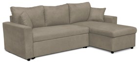 Καναπές Γωνιακός ArteLibre Αναστρέψιμος ULUA Μπεζ 225x148x81cm-14560023