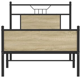 Πλαίσιο Κρεβ. Χωρ. Στρώμα Sonoma Δρυς 90x200 εκ. Επεξ. Ξύλο 4106973