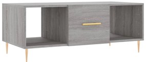 vidaXL Τραπεζάκι Σαλονιού Γκρι Sonoma 102x50x40 εκ. Επεξεργασμένο Ξύλο
