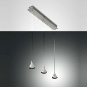 Φωτιστικό Οροφής Led Delta 3443-47-212 Aluminium Fabas Luce Μέταλλο