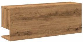 Ντουλάπι Τοίχου Αρτισιανή Δρυς 80x20x30 εκ. Επεξεργασμένο Ξύλο - Καφέ
