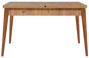 Fidelio ΤΡΑΠΕΖΙ ΕΠΕΚΤΕΙΝΟΜΕΝΟ (KOVA) ΦΥΣΙΚΟ Μ.130+40*Π.80* Υ.75 εκ. FIDELIO-FD-KOVA-WD