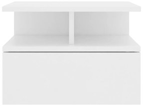 Κομοδίνο Κρεμαστό Λευκό 40 x 31 x 27 εκ. από Μοριοσανίδα - Λευκό