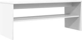 vidaXL Ντουλάπι TV Λευκό 100 x 35 x 40 εκ Επεξεργασμένο ξύλο