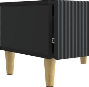 vidaXL Ντουλάπι TV Μαύρο 147 x 34,5 x 30 εκ Επεξεργασμένο Ξύλο