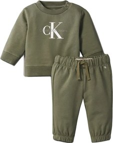 Calvin Klein παιδικό σετ Olive