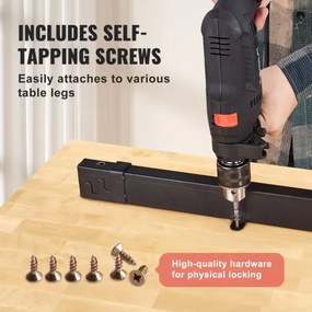 VEVOR Table Top Solid Wood Desk Top 47.2" x 29.5" x 1.5" Rectangular Maple Wood