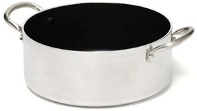 Κατσαρόλα Αντικολλητική Croscat CO11788000 Φ28x11cm 6,2lt Inox Comas 28cm Αλουμίνιο