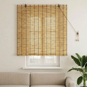 vidaXL Ρόλερ (στόρι) Φυσικό 120 x 160 cm Καλάμι