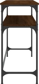 vidaXL Τραπέζι Κονσόλα Καφέ Δρυς 100x35,5x75 εκ. Επεξεργασμένο Ξύλο