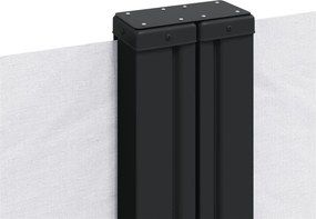 vidaXL Σκίαστρο Πλαϊνό Συρόμενο Λευκό 160 x 1000 εκ.