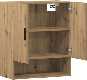 vidaXL Ντουλάπι Τοίχου τεχνίτης Δρυς 60x31x70 εκ. Επεξεργασμένο Ξύλο