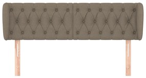 vidaXL Κεφαλάρι με Πτερύγια Taupe 147 x 23 x 78/88 εκ. Υφασμάτινο
