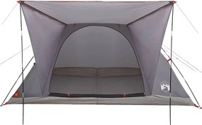 vidaXL Σκηνή Camping 6 ατόμων Γκρι και Πορτοκαλί