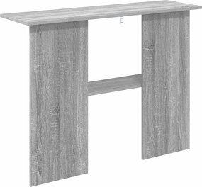 vidaXL Τραπέζι κονσόλας Γκρι Sonoma 100 x 30 x 75 εκ