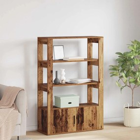 vidaXL Πλαϊνό γραφείο Παλαιό ξύλο 30 x 80 x 119.5 εκ