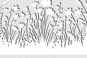 Intra απο ξύλο plywood 3mm-4mm πάχος – Wild Flower Garden Wall Art 1578 Δίασταση  40x30 cm INTRAFABR-121571219