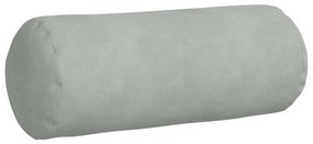 vidaXL Μαξιλάρια Στήριγμα 2 pcs Ανοιχτό γκρι Ø 15 x 40 εκ
