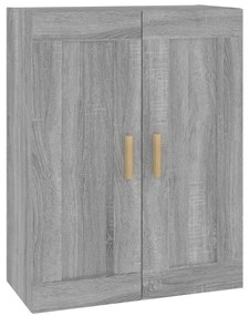 vidaXL Ντουλάπι Τοίχου Γκρι Sonoma 69,5x32,5x90 εκ. από Επεξ. Ξύλο