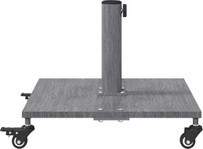 vidaXL Βάση ομπρέλας Σκηνί και ξύλινη εμφάνιση 45 x 45 x 31,5 εκ.