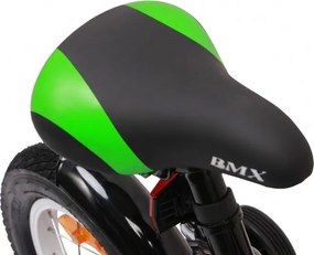 BMX Fun 12 Inch 21 cm Boys Coaster Brake Green/Matte black