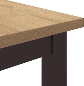 vidaXL τραπέζι Artisan Oak 80 x 50 x 76,5 εκ