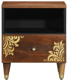 vidaXL Κομοδίνο 40x33x46 εκ Solid Wood Mango