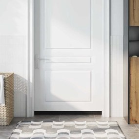 vidaXL Σφραγίδες πόρτας με βούρτσες που προσαρτώνται 6 pcs Μαύρο