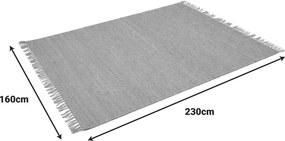 Χαλί Teppe pakoworld γιούτα σε φυσική απόχρωση 230x160x1εκ