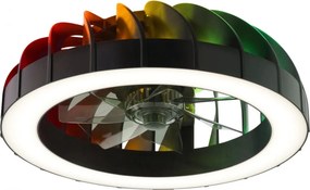 ΑΝΕΜΙΣΤΉΡΕΣ FANORA PLAFONDVENTILATOR MET LAMP - ZWART - BRILLI