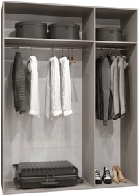 Ντουλάπα Malaga plus τρίφυλλη-Cashmere