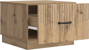 vidaXL Τραπεζάκι σαλονιού Artisan Δρυς 49 x 50 x 37 εκ.