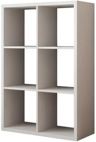 Βιβλιοθήκη Panau IV-Leuko - 77.00Χ33.00Χ113.50cm