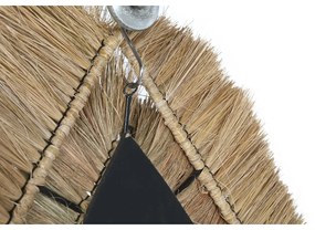 Τοίχο καθρέφτη DKD Home Decor 62 x 5 x 80 cm Φυσικό Δάκρυ Γιούτα