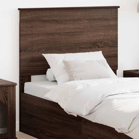 vidaXL Κεφαλάρι Καφέ δρυς 100 cm Μηχανικά επεξεργασμένο ξύλο