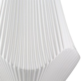 Βάζο Κεραμικό Λευκό 15Χ15Χ18εκ 15Χ15Χ18εκ