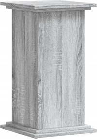 vidaXL Βάσεις Φυτών Γκρι Sonoma 33x33x60 εκ. Επεξεργασμένο Ξύλο