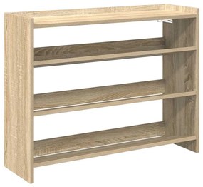 ΡΑΦΙ ΠΑΠΟΥΤΣΙΩΝ  SONOMA OAK 80X25X62 CM ΚΑΤΑΣΚΕΥΑΣΜΕΝΟ ΞΥΛΟ 859916